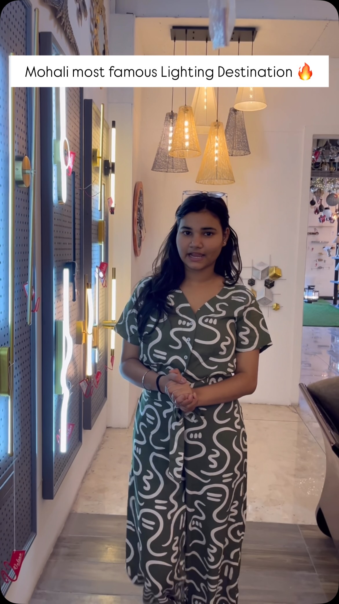 Mohali most famous lighting destination Volsun #chandelier #zirakpur #hisarharyana #panchkula #chandigarh💓