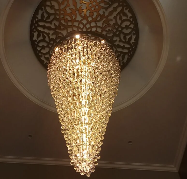 Massalia Double Height Chandelier (Gold)